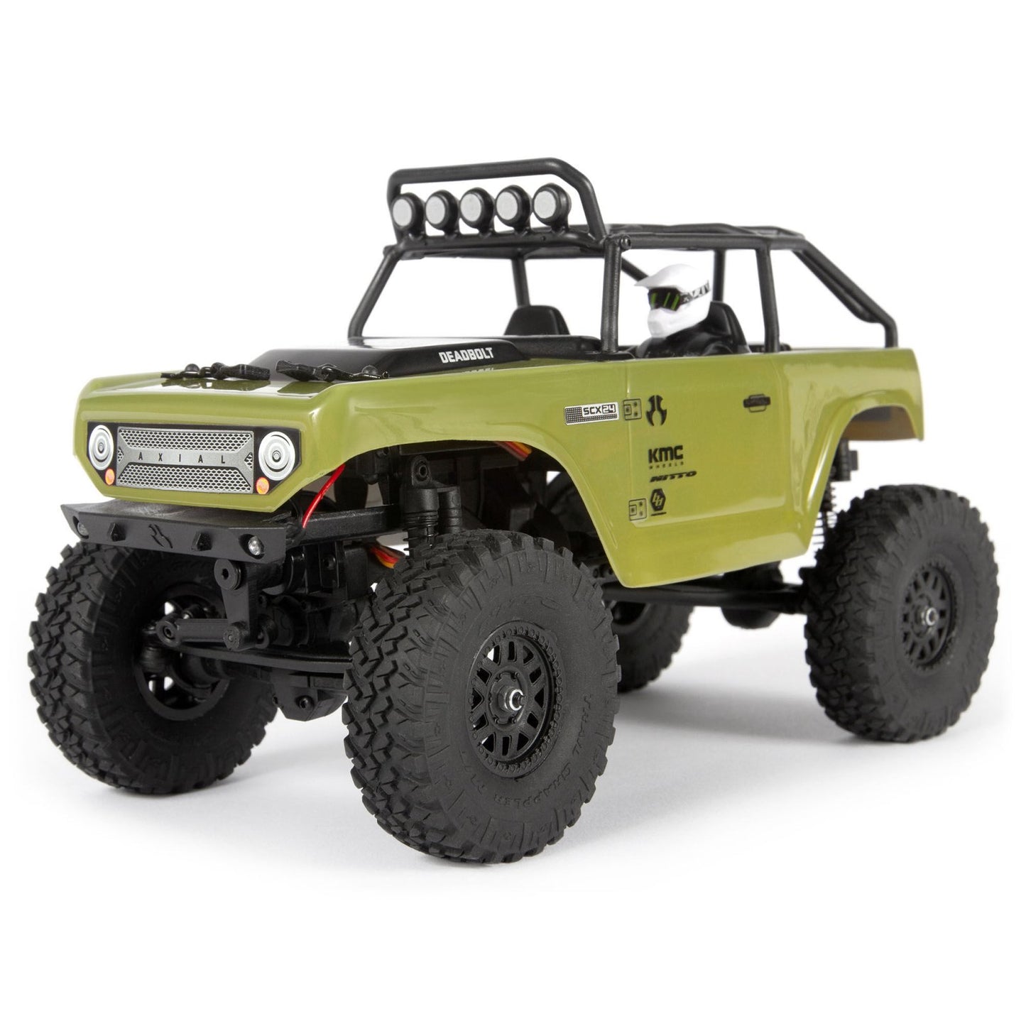SCX24 Deadbolt 1/24th Scale Elec 4WD - RTR Green