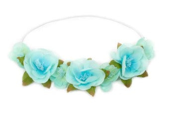 Teal Flower Headband - Teal