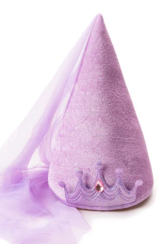 Purple Princess Cone Hat - 3+ yrs.