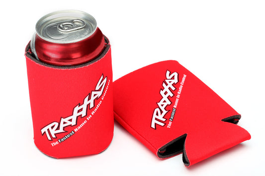 CAN COOLIE RED TRAXXAS  LOGO