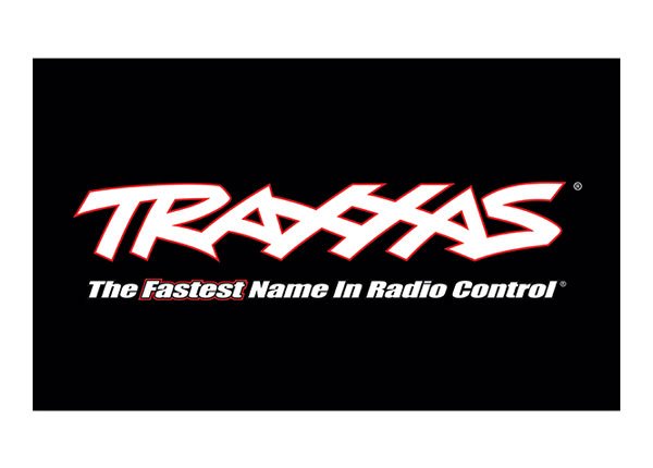 3' X 5' TRAXXAS  LOGO FLAG BLACK