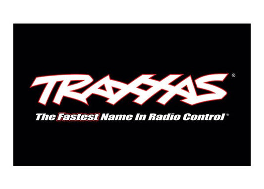3' X 5' TRAXXAS  LOGO FLAG BLACK