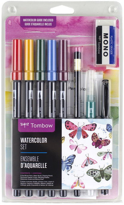Tombow Dual Brush Pen Marker Watercolor Set 12/Pkg-