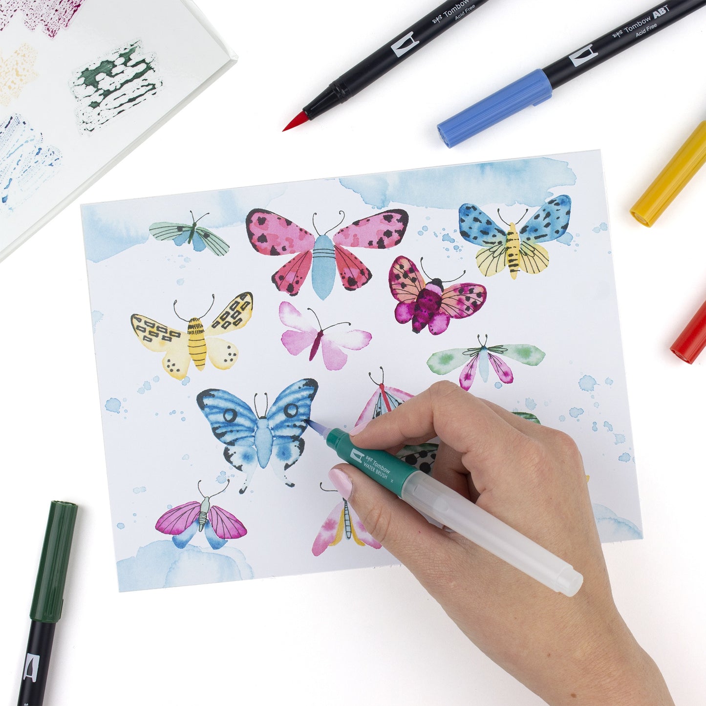 Tombow Dual Brush Pen Marker Watercolor Set 12/Pkg-