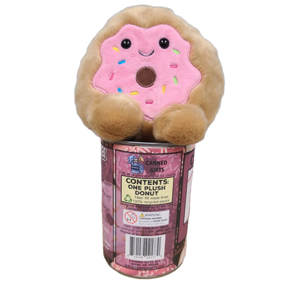 Sprinkles the Canned Donut - Eco-Friendly Plush w/Jokes: Pop Top Lid