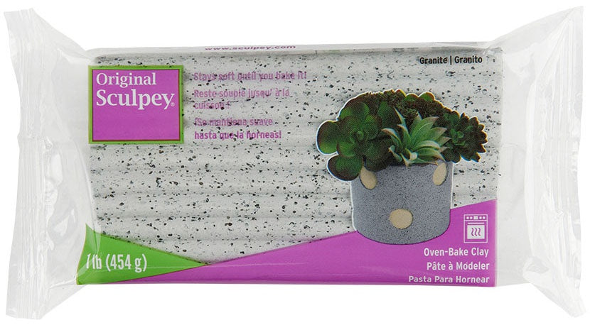 Sculpey Original Polymer Clay 1lb-Granite