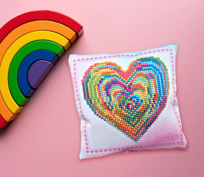 Diamond Dotz Diamond Embroidery Mini Pillows 7"X7"-Love Rest