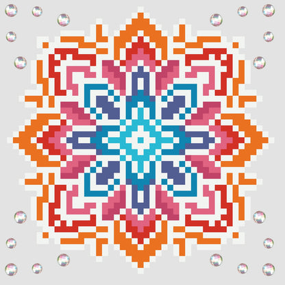 Diamond Dotz Diamond Embroidery Mini Pillows 7"X7"-Summer Sparkle