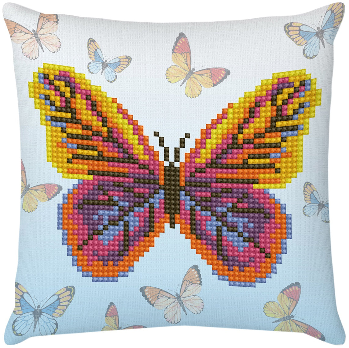 Diamond Dotz Diamond Embroidery Mini Pillows 7"X7"-Butta Flutta