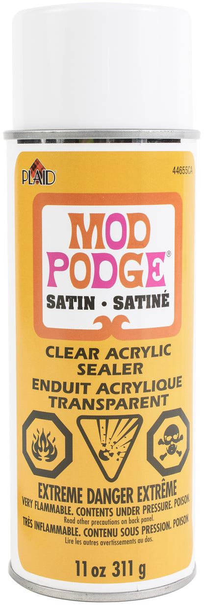 Plaid Mod Podge Satin Acrylic Sealer-11oz