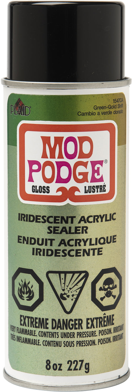 Mod Podge Iridescent Acrylic Sealer Spray 8oz-Green Gold