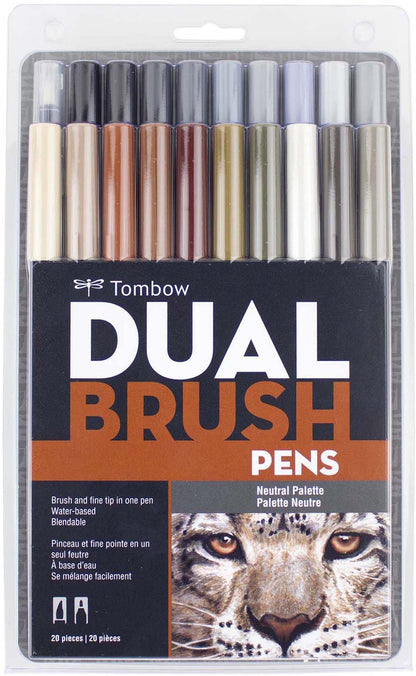 Tombow Dual Brush Pens 20/Pkg-Floral Palette