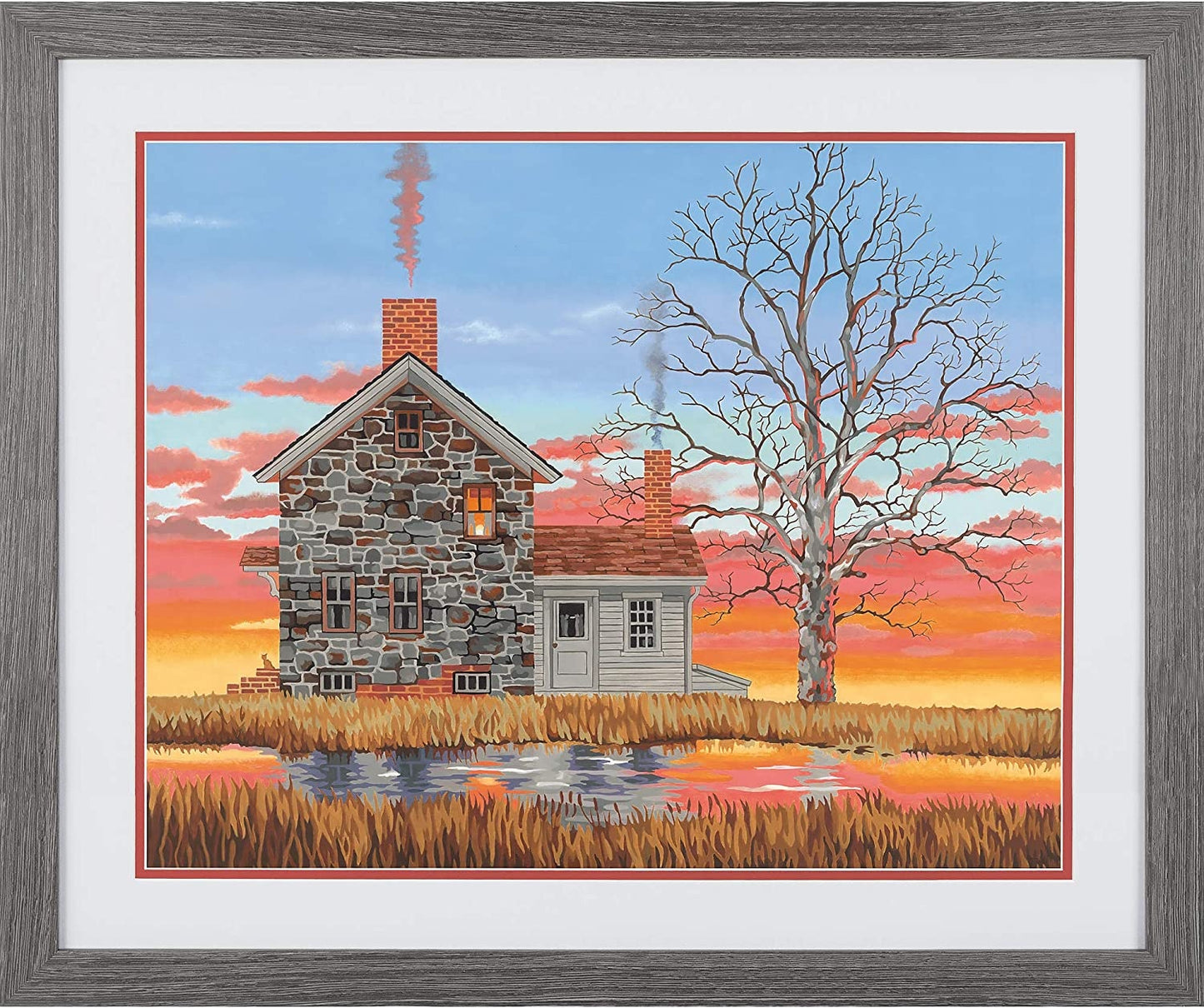 Paint Works Paint By Number Kit 20"X16"-Home At Sunset