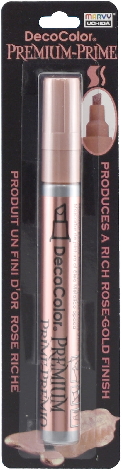 Uchida DecoColor Premium Chisel Paint Marker-Rose Gold