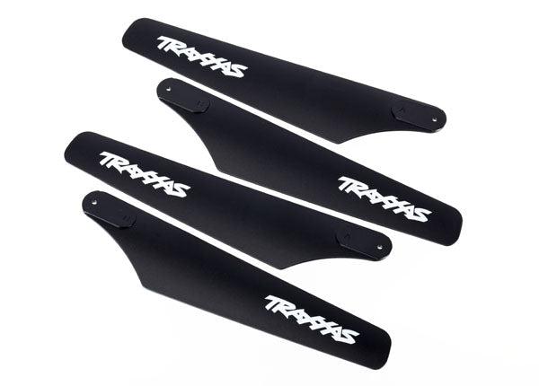 Rotor blade set upper & lower (black) (4)
