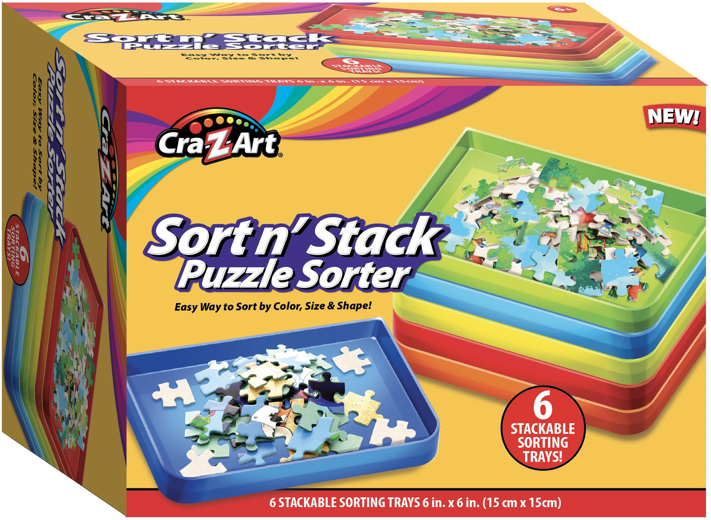 Cra-Z-Art Sort n' Stack Puzzle Sorter -