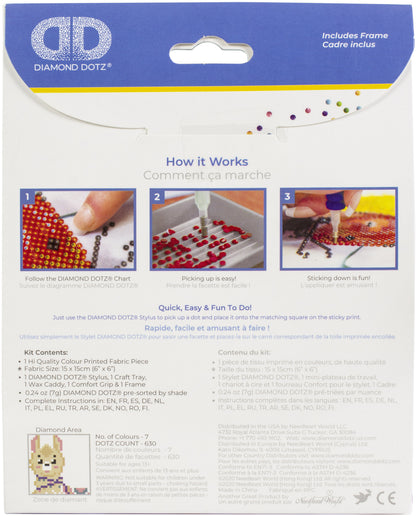 Diamond Dotz Diamond Embroidery Facet Art Kit 3"X3"-Llama Heart