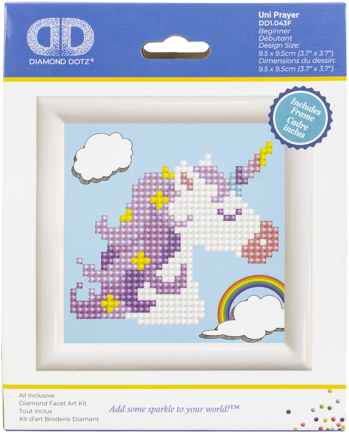 Diamond Dotz Diamond Embroidery Facet Art Kit 3"X3"-Uni Prayer