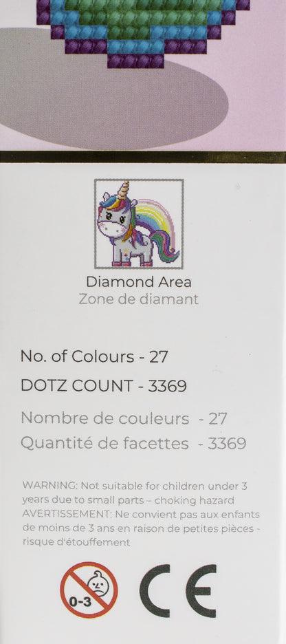Diamond Dotz Diamond Embroidery Facet Art Kit 9"X9"-Magic Rainbow