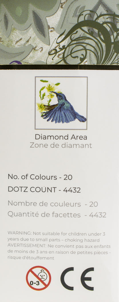 Diamond Dotz Diamond Art Kit 12"X12"-Hummingbird Travels