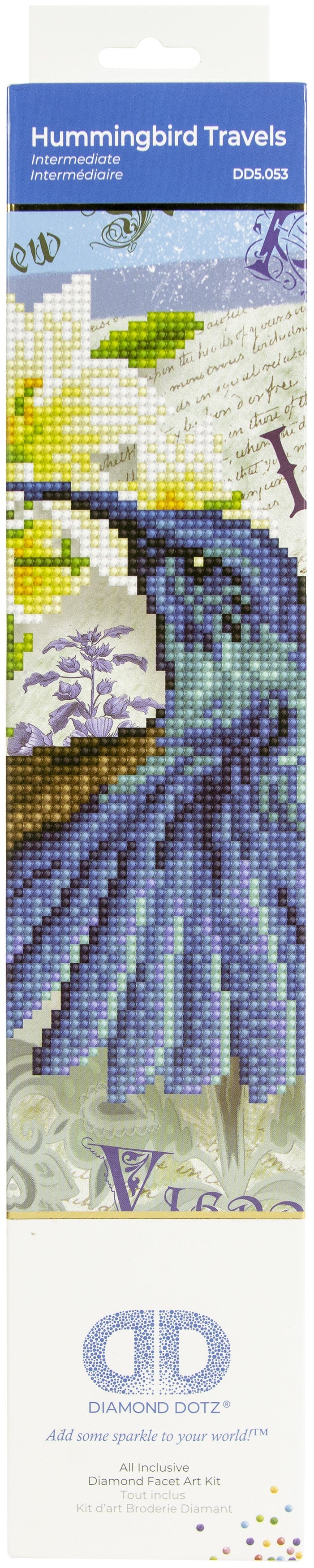 Diamond Dotz Diamond Art Kit 12"X12"-Hummingbird Travels