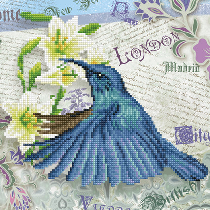 Diamond Dotz Diamond Art Kit 12"X12"-Hummingbird Travels