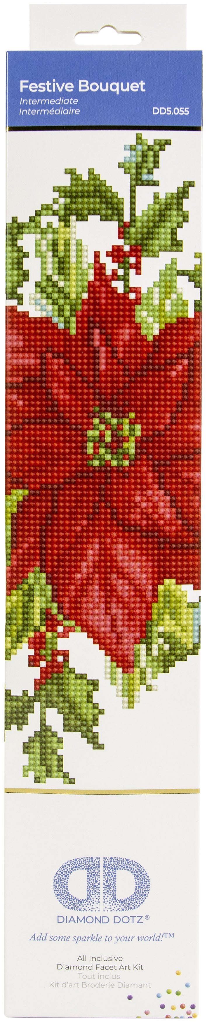 Diamond Dotz Diamond Embroidery Facet Art Kit 12"X12"-Festive Bouquet