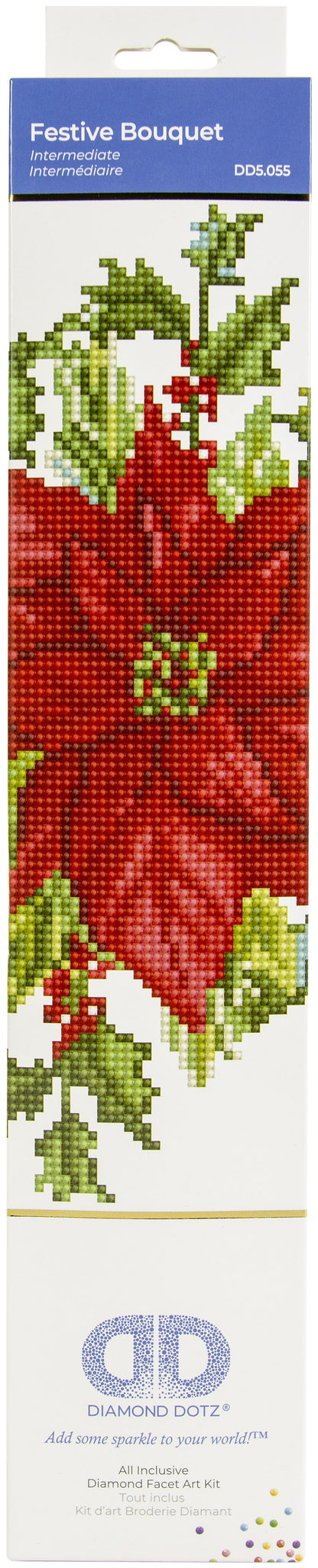 Diamond Dotz Diamond Embroidery Facet Art Kit 12"X12"-Festive Bouquet