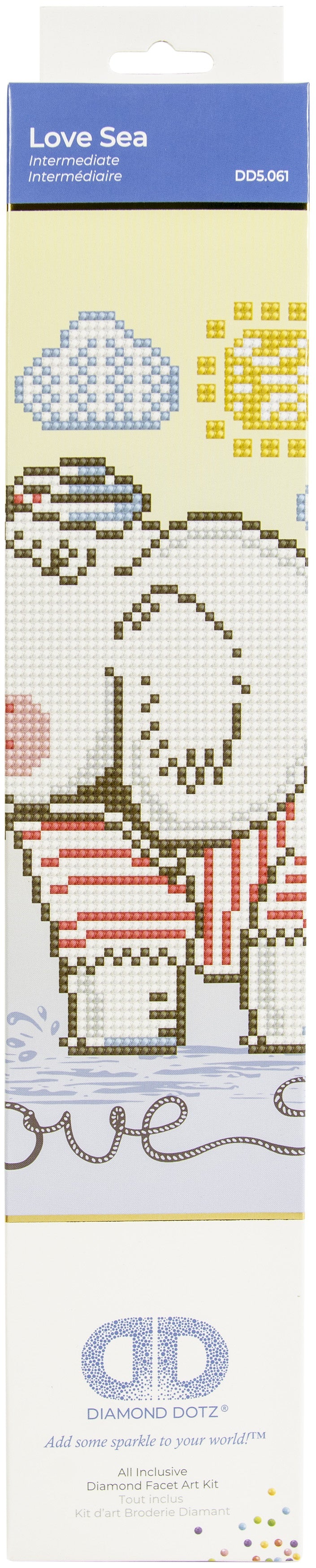 Diamond Dotz Diamond Embroidery Facet Art Kit 12"X12"-Love Sea