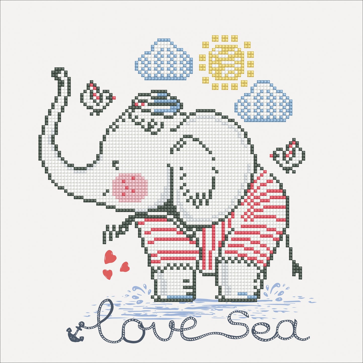 Diamond Dotz Diamond Embroidery Facet Art Kit 12"X12"-Love Sea