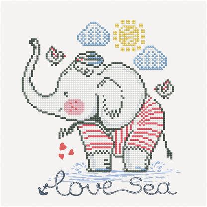 Diamond Dotz Diamond Embroidery Facet Art Kit 12"X12"-Love Sea