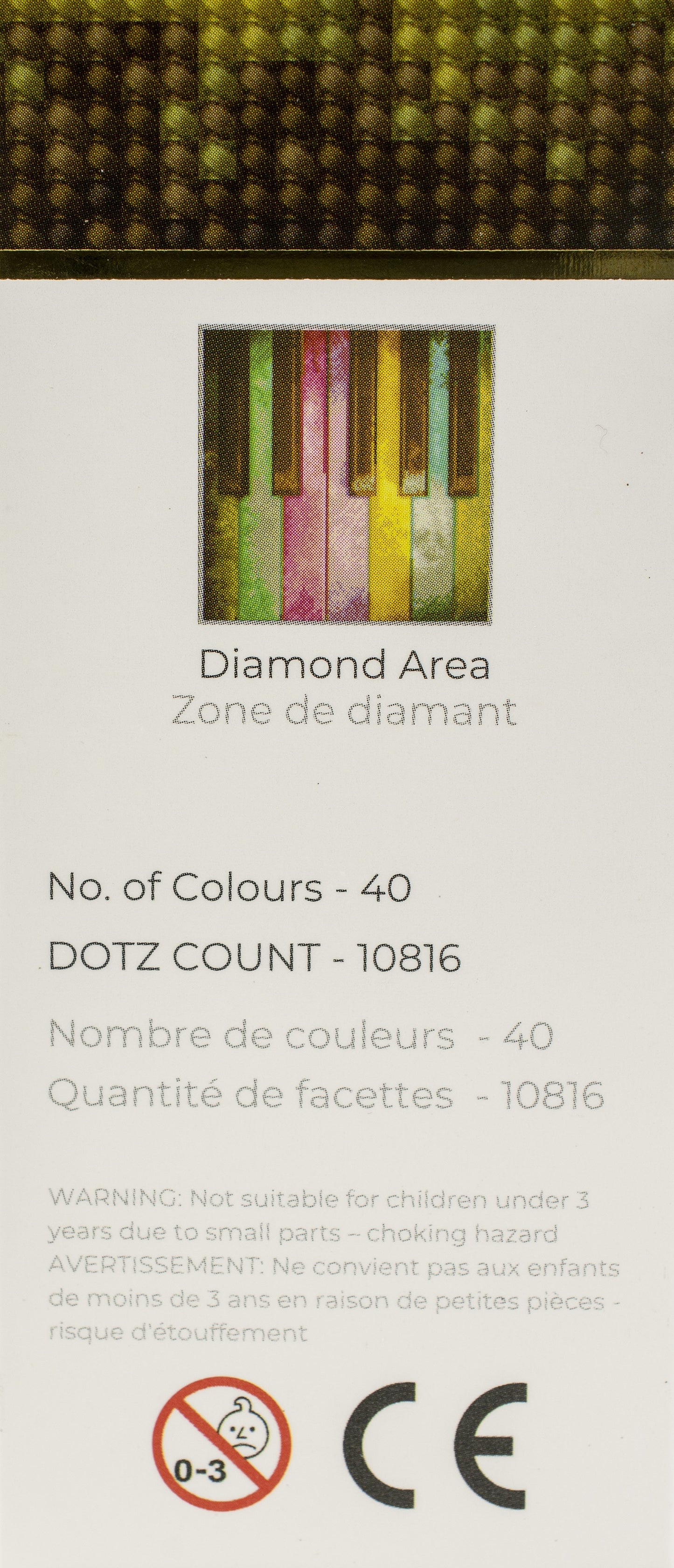 Diamond Dotz Diamond Embroidery Facet Art Kit 11"X11"-Piano Rainbow