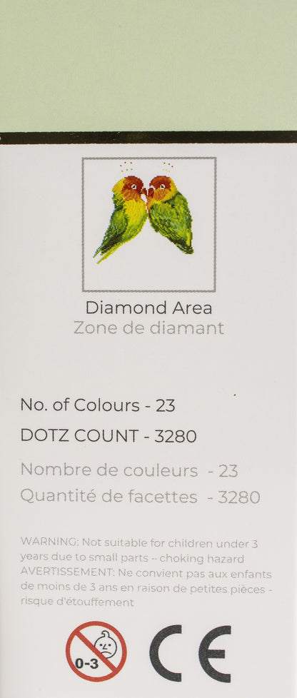 Diamond Dotz Diamond Art Kit 12"X12"-Love Birds