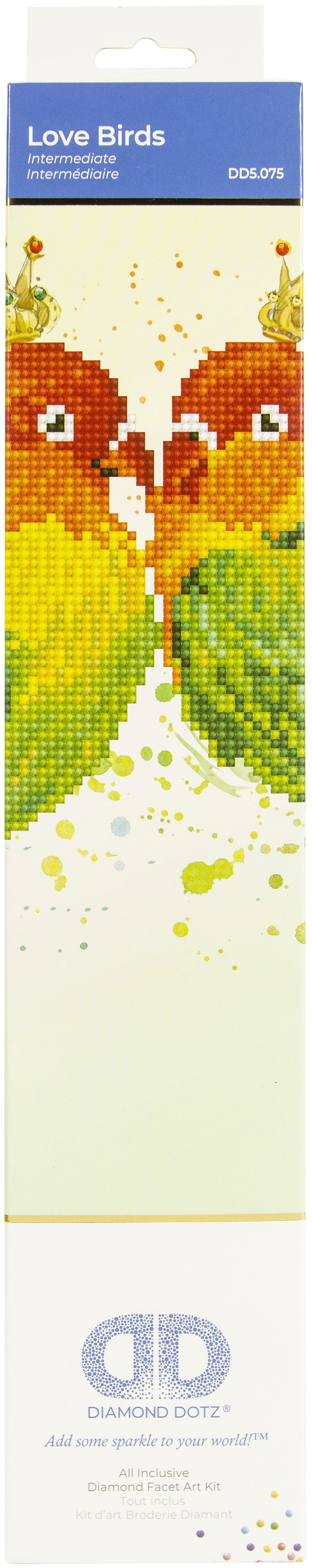 Diamond Dotz Diamond Art Kit 12"X12"-Love Birds