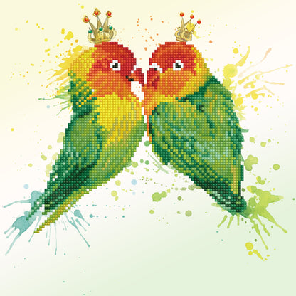 Diamond Dotz Diamond Art Kit 12"X12"-Love Birds