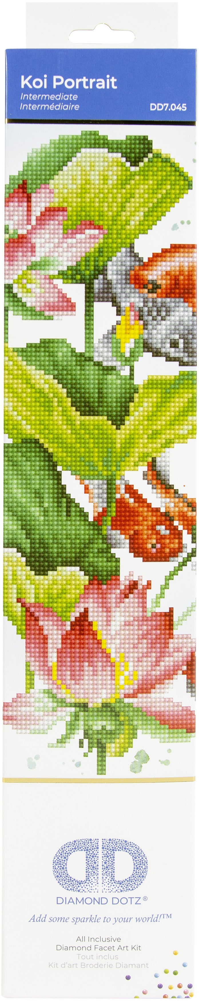 Diamond Dotz Diamond Embroidery Facet Art Kit 12"X16"-Koi Portrait
