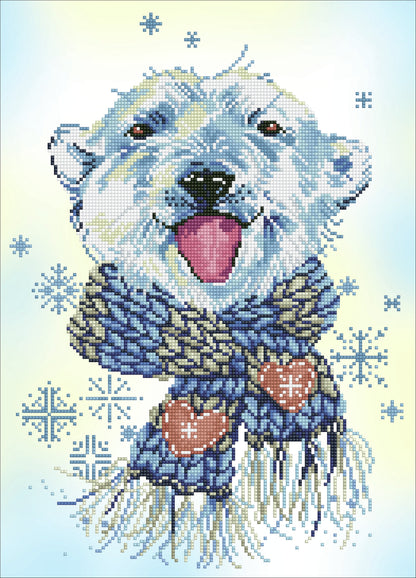Diamond Dotz Diamond Embroidery Facet Art Kit 14"X20"-Polar Dude