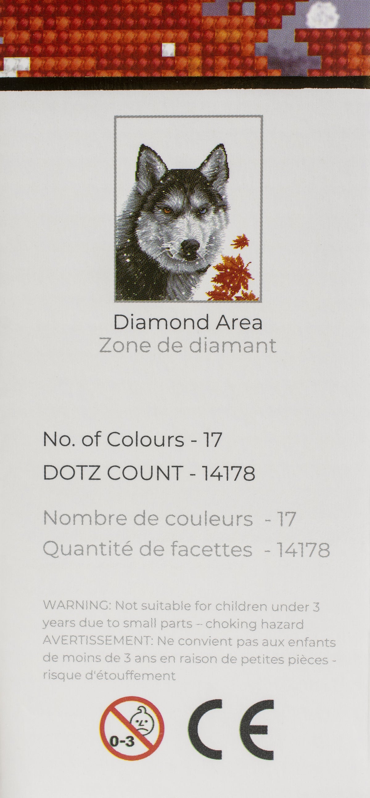 Diamond Dotz Diamond Embroidery Facet Art Kit 15"X19"-Forest Wolf