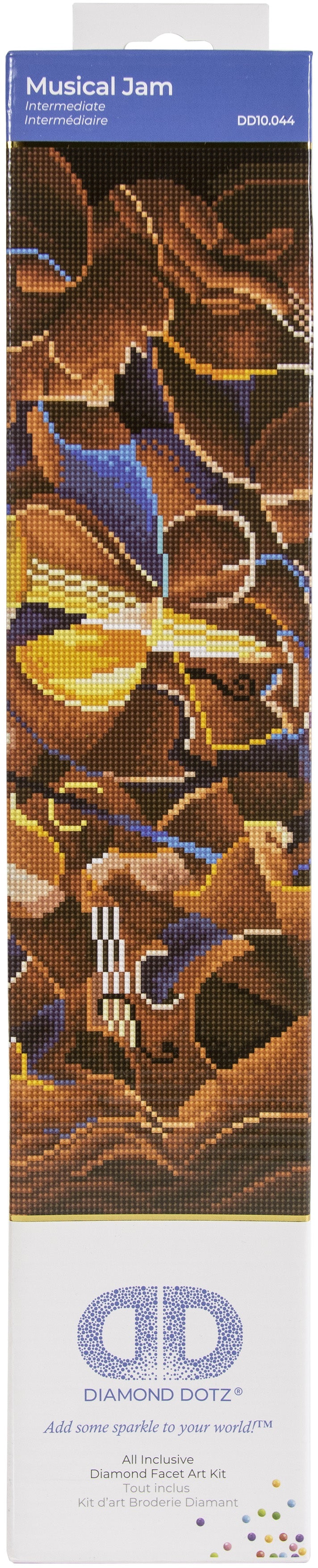 Diamond Dotz Diamond Embroidery Facet Art Kit 22"X16"-Musical Jam