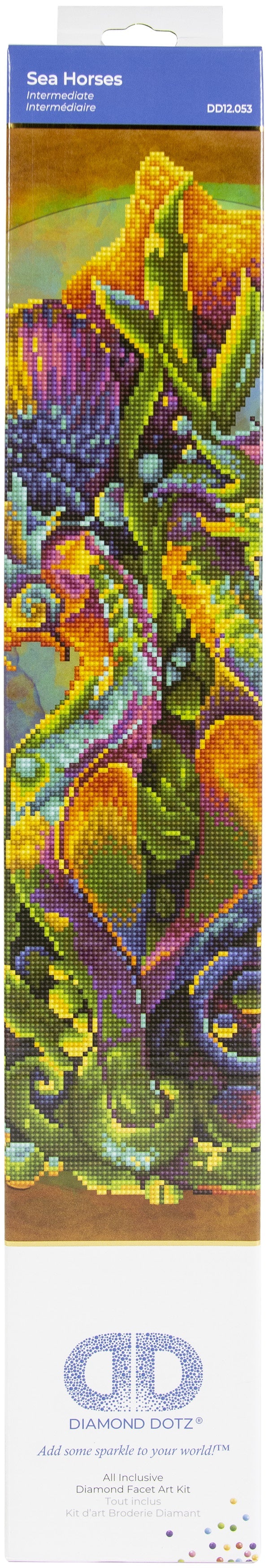 Diamond Dotz Diamond Embroidery Facet Art Kit 20"X25"-Sea Horses