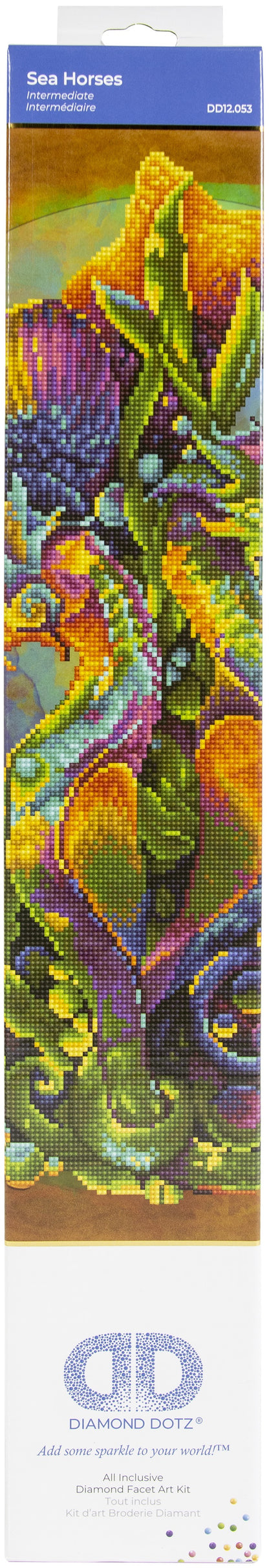 Diamond Dotz Diamond Embroidery Facet Art Kit 20"X25"-Sea Horses