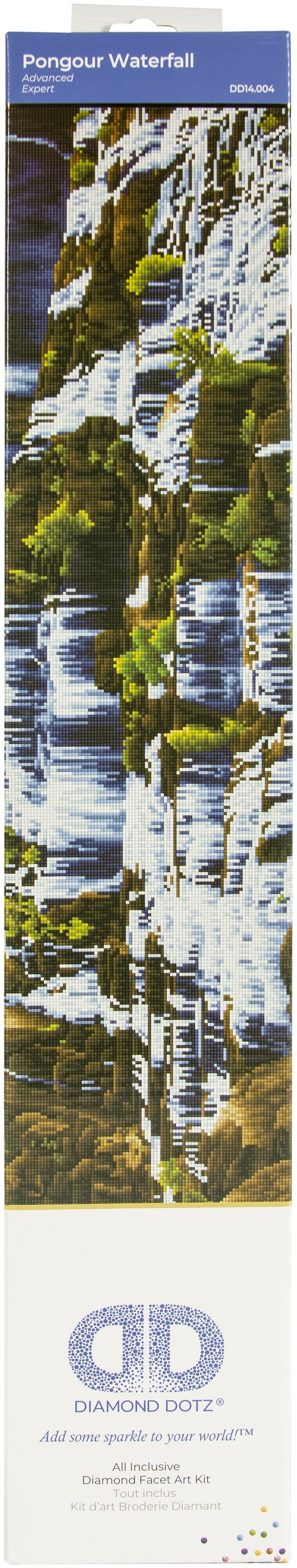 Diamond Dotz Diamond Embroidery Facet Art Kit 39"X22"-Pongour Waterfall