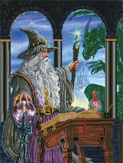 Diamond Dotz Diamond Embroidery Facet Art Kit 24"X32"-Wizards Emissary
