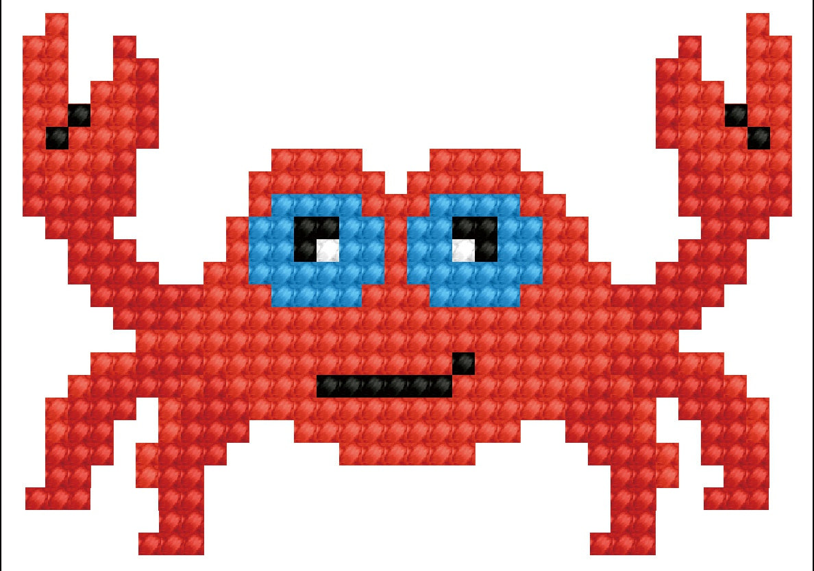 Diamond Dotz Diamond Embroidery Facet Art Kit 3"X3"-Crab
