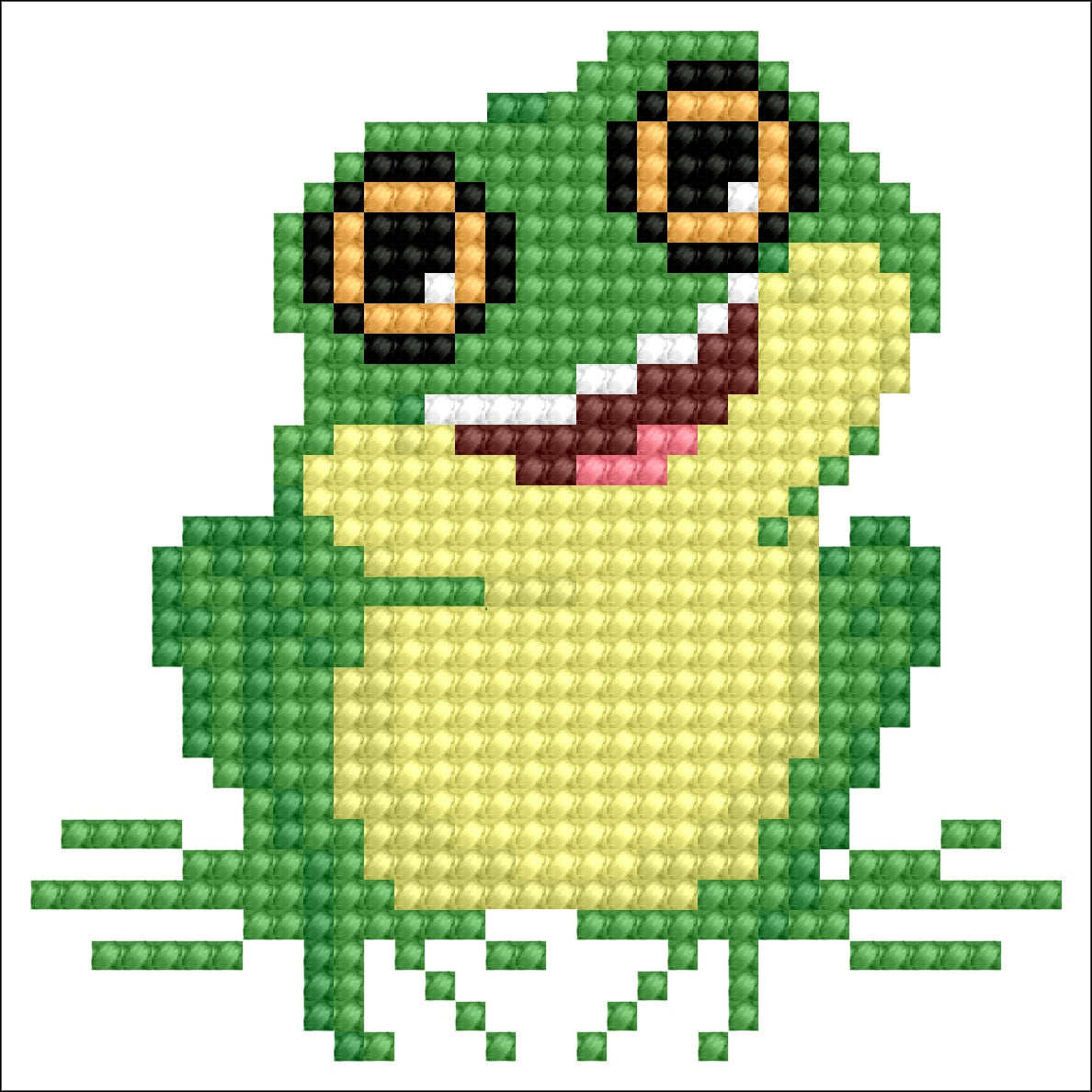 Diamond Dotz Diamond Embroidery Facet Art Kit 3"X3"-Frog