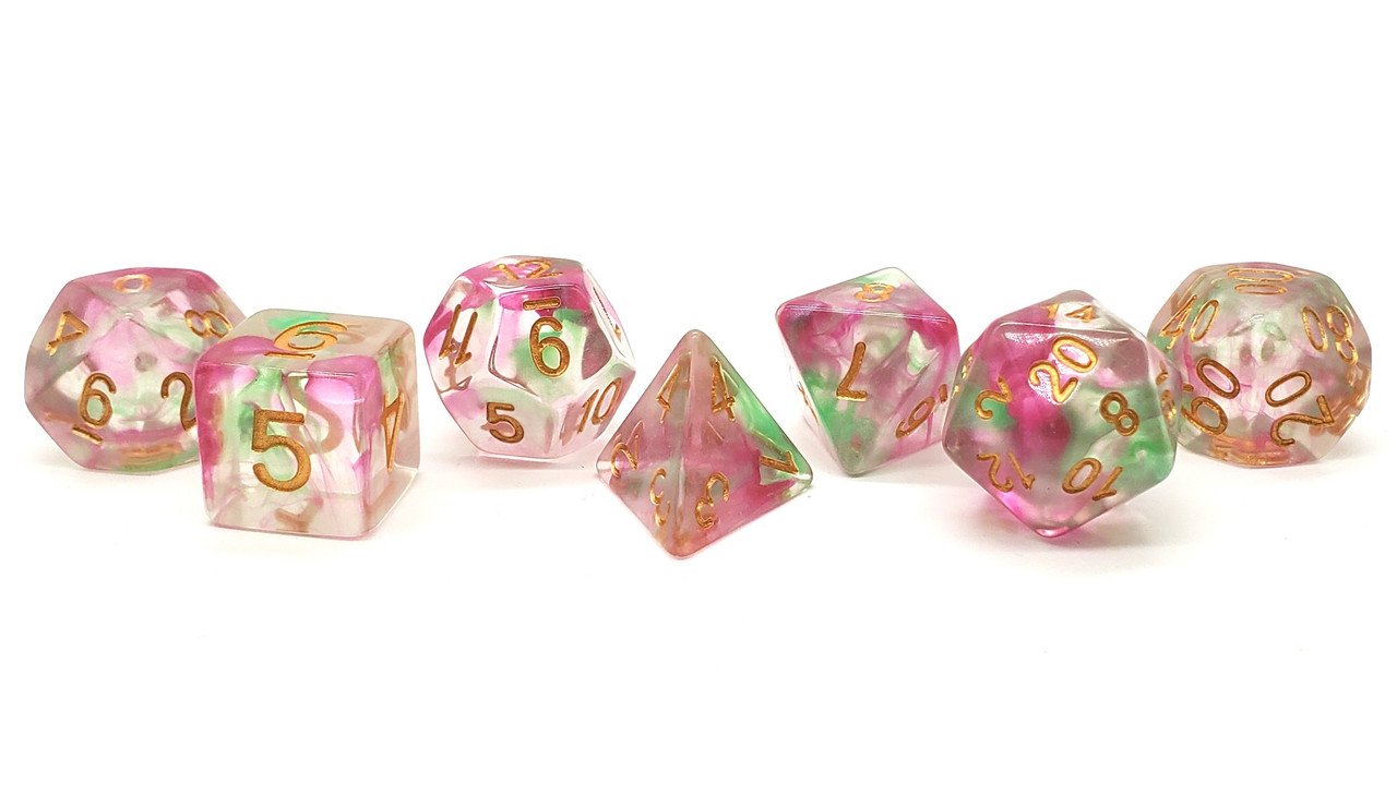 Nebula - Rose Red & Green