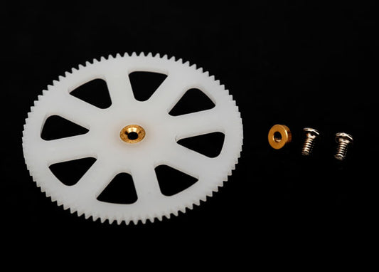 Main gear lower (1) (for inner main shaft)/ bushing (1)/ screws (2)