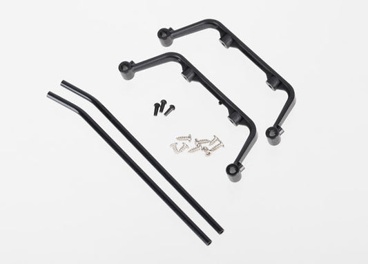 Landing skid set (black-anodized)/ screws (4) (assembled)