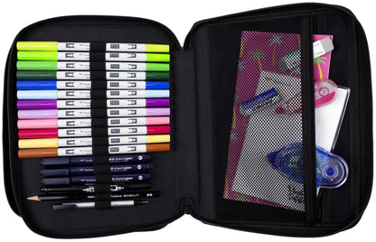 Tombow Portable Marker Case - Empty-Black