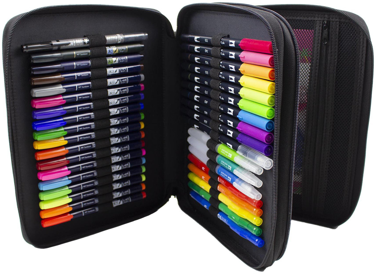 Tombow Portable Marker Case - Empty-Black